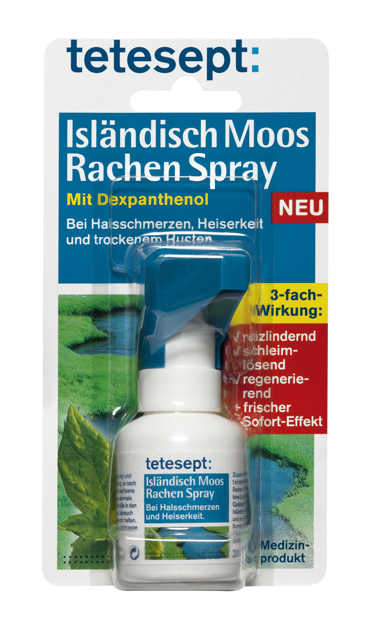 tetesept Hals & Rachenspray Isländisch Moos Husten Husten Schnupfen Halsweh Familie