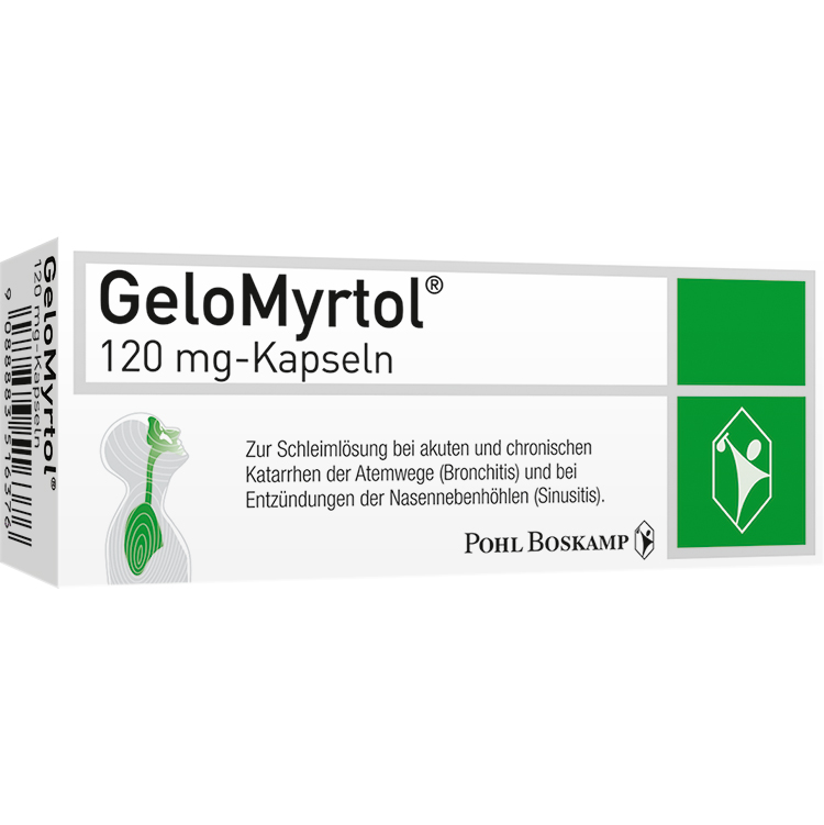 GeloMyrtol® 120 mg-Kapseln | Ätherische Öle | Erkältung | Arzneimittel | Landschaftsapotheke